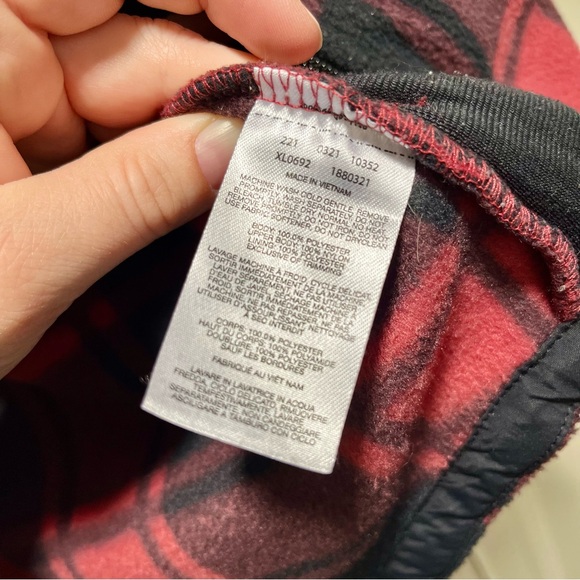 Columbia Sz L Buffalo Plaid Fleece Jacket - Picture 8 of 9